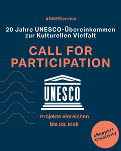 Formular zur Projekteinreichung 20 Jahre UNESCO-Konvention Logo Formular zur Projekteinreichung 20 Jahre UNESCO-Konvention