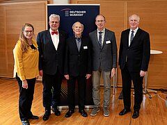 Antje Valentin, Prof. Christian Höppner, Lothar Zagrosek, Martin Eifler und Prof. Martin Maria Krüger