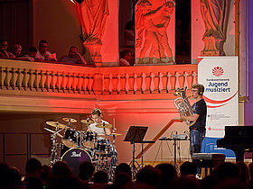 Jugend musiziert Konzert Musiker*innen auf der Bühne