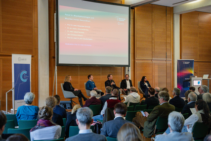 © Dominique Krentscher Panel 3 der DMR Fachtagung Musik und Gesundheit 2024
