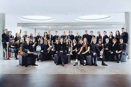 Junge Musikerinnen und Musiker des Bundesjazzorchesters